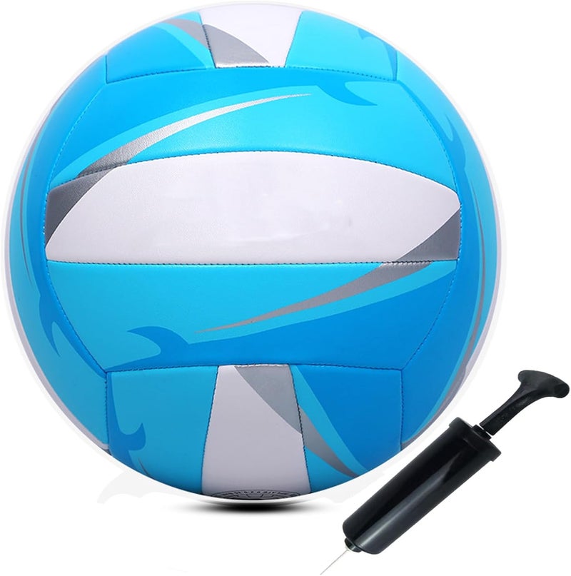 NBSPT Volleyball Training Practice Standard Size Soft Leather Indoor Outdoor Playground Sand Beach Coach Beginners Come with Pump and Needle - Image 1